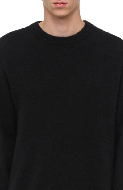 Helmut Lang Lithe 3 Brushed Wool & Cashmere Sweater In Black