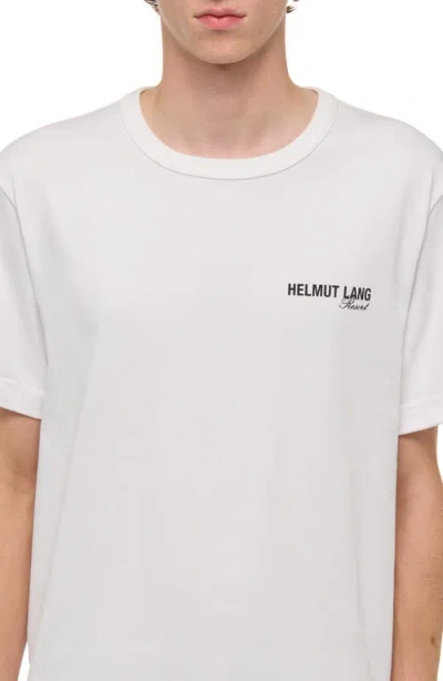 Helmut Lang Ski Map Graphic T-shirt In White