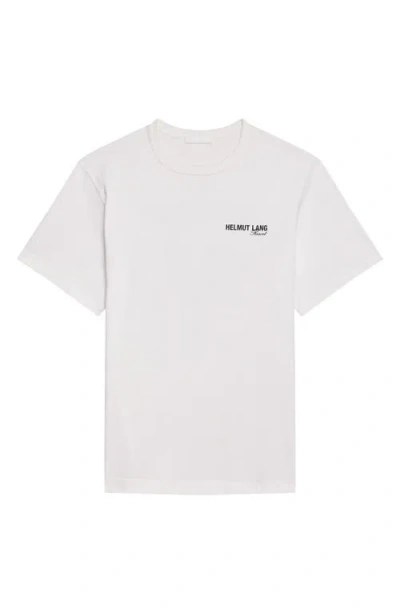 Helmut Lang Ski Map Graphic T-shirt In White