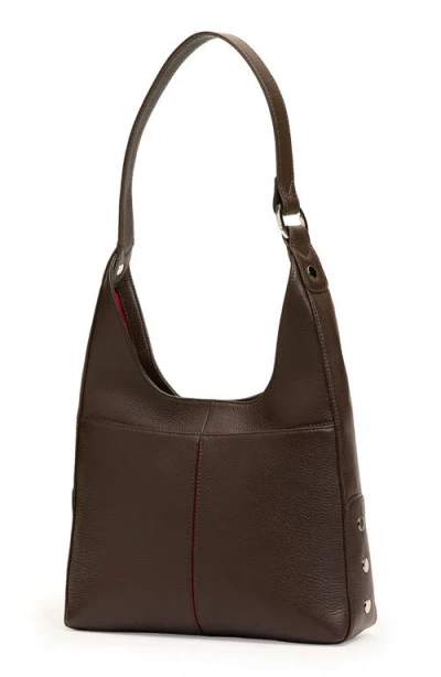 Hammitt Tim Espresso Pebble Silver Med In Brown