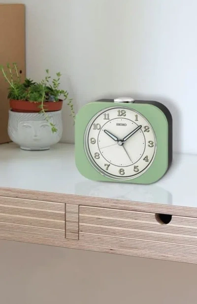 Seiko Kyoda Alarm Clock In Green