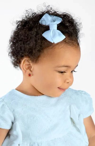 Tiny Blessings 14k Gold Red Lil' Ladybug Studs Screw Back Earrings In Gold