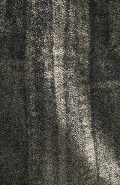 John Varvatos Anthony Foil Trucker Jacket In Gray