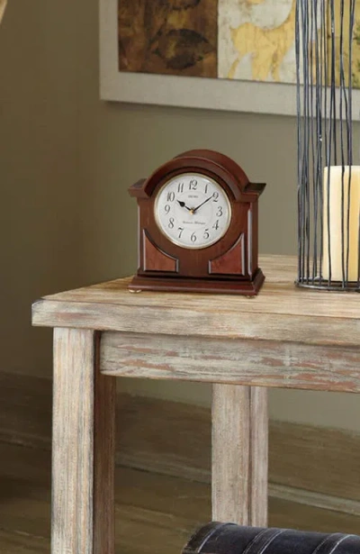 Seiko Sayo Chime Mantel Clock In Brown