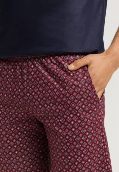 Hanro Cotton Pajama Set In Multi