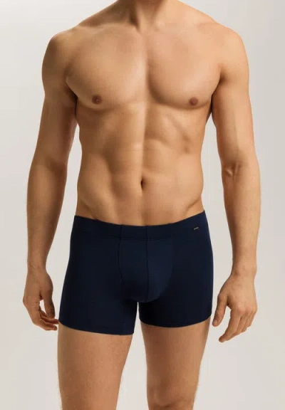 Hanro Single Jersey Boxer Briefs In Blue