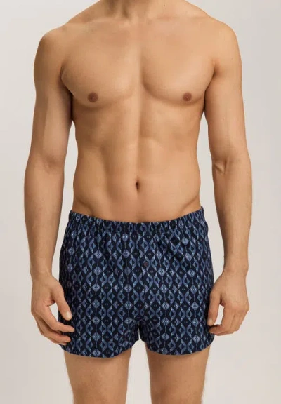 Hanro Cotton Boxers In Blue