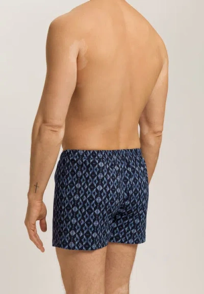 Hanro Cotton Boxers In Blue