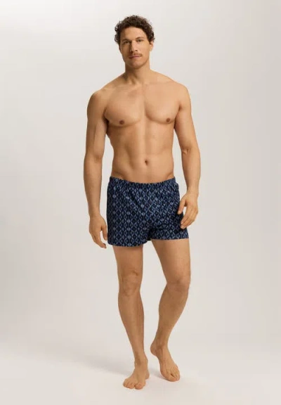 Hanro Cotton Boxers In Blue