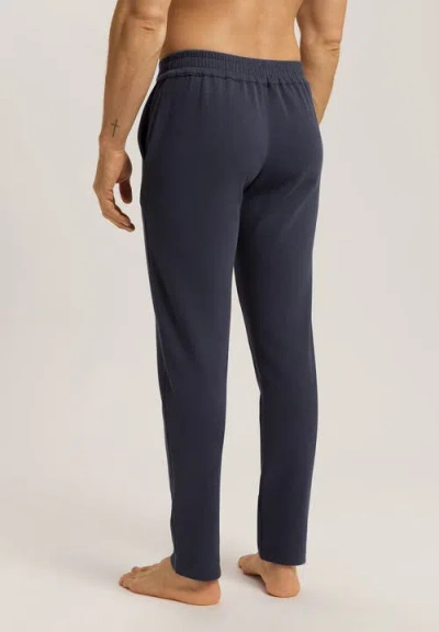 Hanro Cotton Rib Pants In Blue