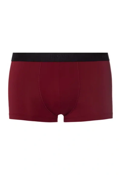 Hanro Micro Touch Boxer Briefs In Red