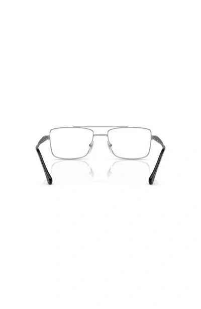 Sferoflex 56mm Square Optical Glasses In Metallic