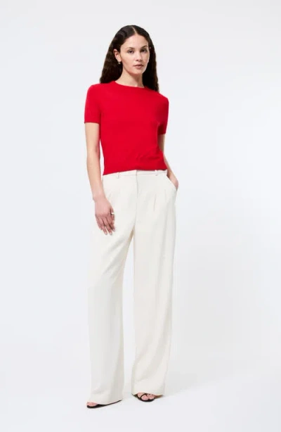 French Connection Nola Fine Knit Sweater In Mars Red In Red