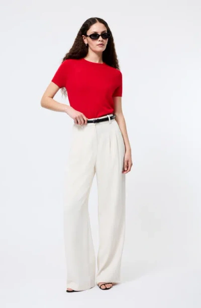 French Connection Nola Fine Knit Sweater In Mars Red In Red