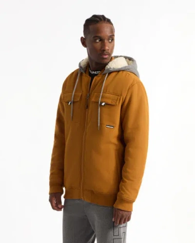 Ecko Unltd . Too Cool For School Varsity Jacket In Brown