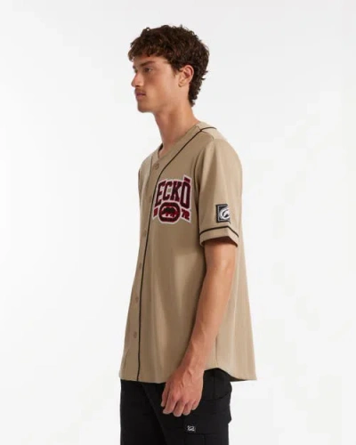 Ecko Unltd . In The Show Button Front Top In Brown