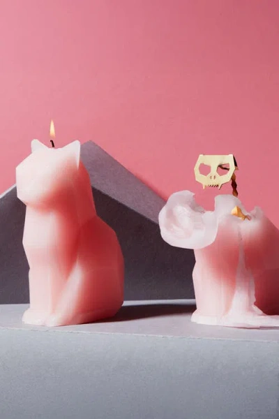 54celsius Pyropet Kisa Cat Candle In Pink