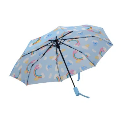 Care Bears Adult Rain Umbrella  39" Automatic Folding, Compact & Travel-friendly In Brown