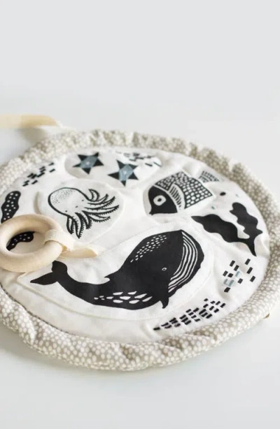 Wee Gallery Baby Sensory Activity Pad In Blue