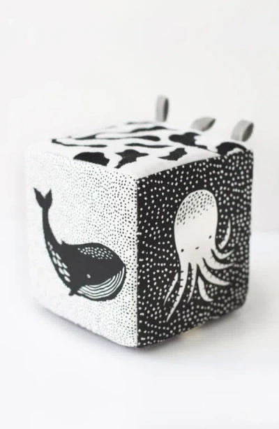 Wee Gallery Soft Block Sensory Toy In Blue