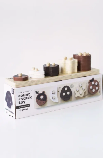Wee Gallery Wooden Count And Stack Toy