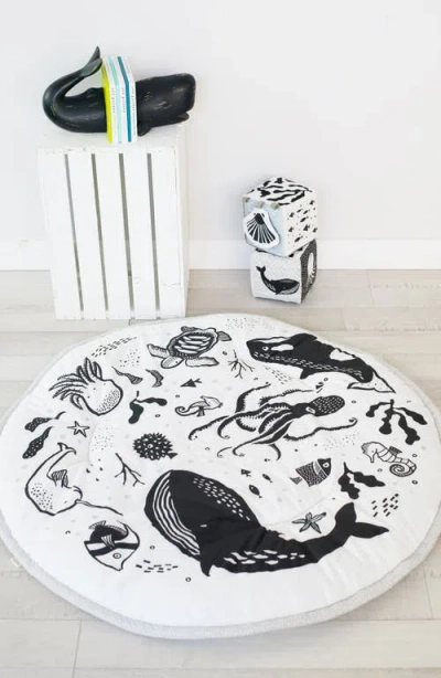 Wee Gallery Ocean Playmat In Blue