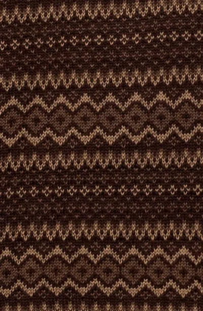 Hope & Henry Organic Half Zip Intarsia Pullover Sweater In Multi