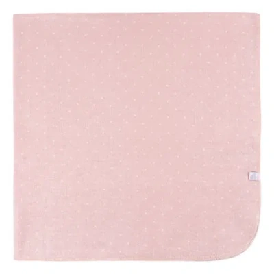 Just Born Pink Cotton Flannel Swaddles 4-pack In Pink