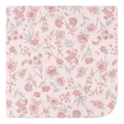 Just Born Pink Cotton Flannel Swaddles 4-pack In Pink