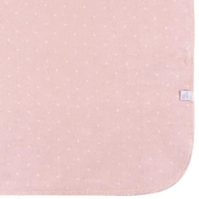 Just Born Pink Cotton Flannel Swaddles 4-pack In Pink