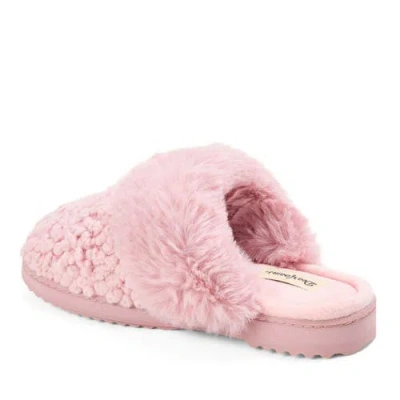 Dearfoams Courtney Knit Scuff Slipper In Pink