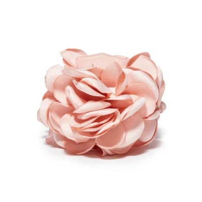 Lele Sadoughi Pink Peony Flower Claw Clip In Pink