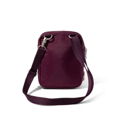 Baggallini Securtex Anti-theft Mini Everything Crossbody In Purple
