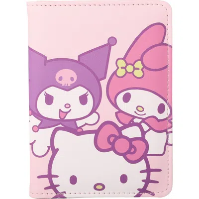 Hello Kitty Passport Holder, Featuring , Kuromi & My Melody In Pink