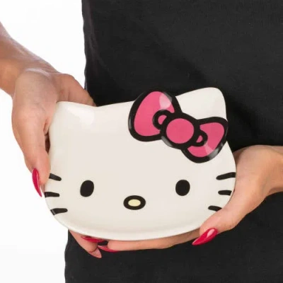 Hello Kitty Ceramic Trinket Tray And Ring Dish In Multi