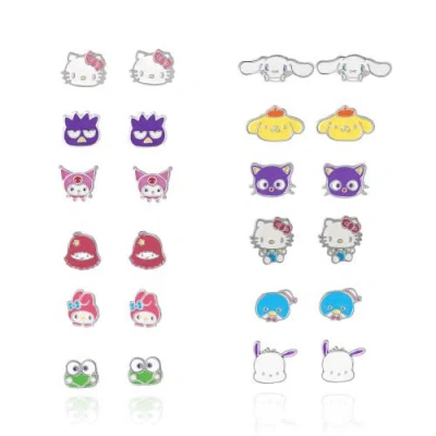 Hello Kitty And Friends Stud Earring Set In Multi