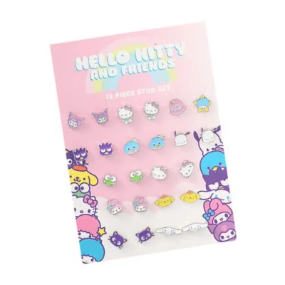 Hello Kitty And Friends Stud Earring Set In Multi