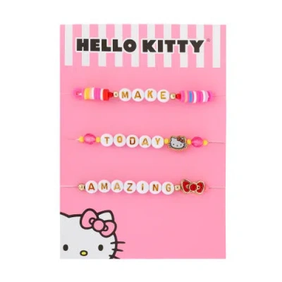 Hello Kitty Make Today Amazing Beaded Bracelet Set In Multi