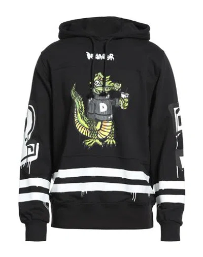 Disclaimer Man Sweatshirt Black Size M Cotton In Black