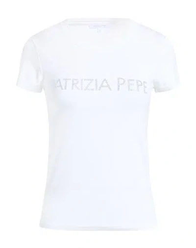 Patrizia Pepe Woman T-shirt White Size 0 Viscose, Elastane In White