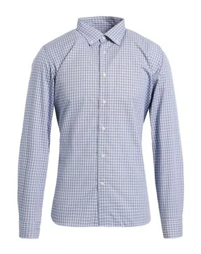 Alea Man Shirt Midnight Blue Size 16 ½ Cotton In Blue