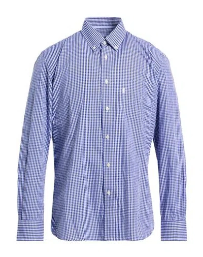 Barbour Man Shirt Blue Size S Cotton In Blue