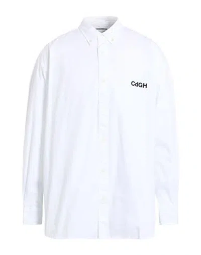 Comme Des Garçons Homme Man Shirt White Size L Cotton In White