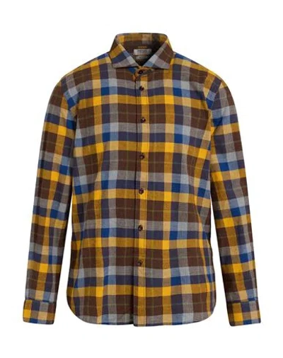 Impure Man Shirt Marigold Size Xl Cotton In Brown
