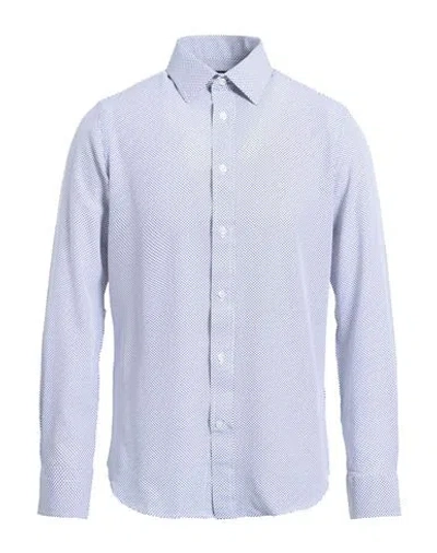 Scotch & Soda Man Shirt Black Size 17 ½ Polyester, Elastane In Black