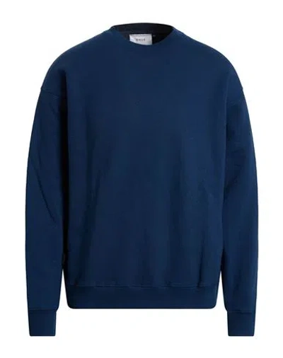 Shoe® Shoe Man Sweatshirt Navy Size Xl Cotton, Polyester In Blue