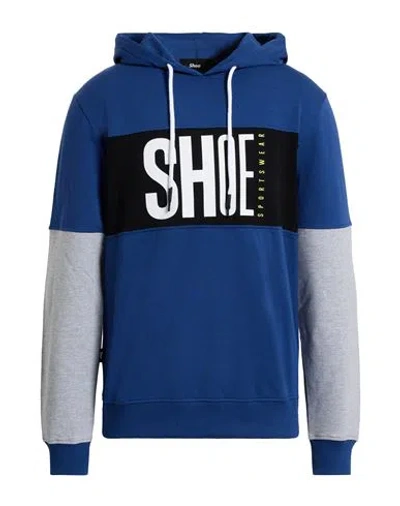 Shoe® Shoe Man Sweatshirt Blue Size Xl Cotton, Elastane In Blue