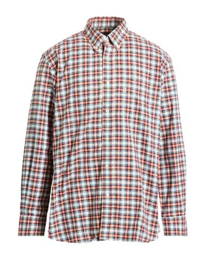 Barbour Man Shirt Red Size Xl Cotton In Multi