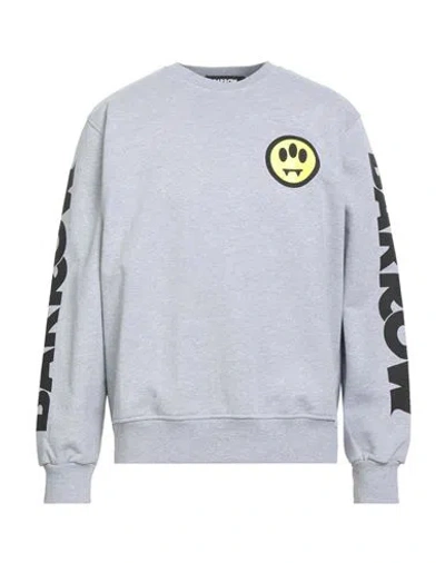 Barrow Man Sweatshirt Light Grey Size L Cotton, Polyester In Gray