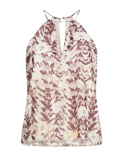 Patrizia Pepe Woman Top Cream Size 8 Polyester In White